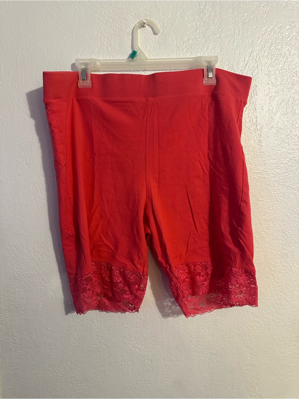 Torrid Biker shorts with lace trim